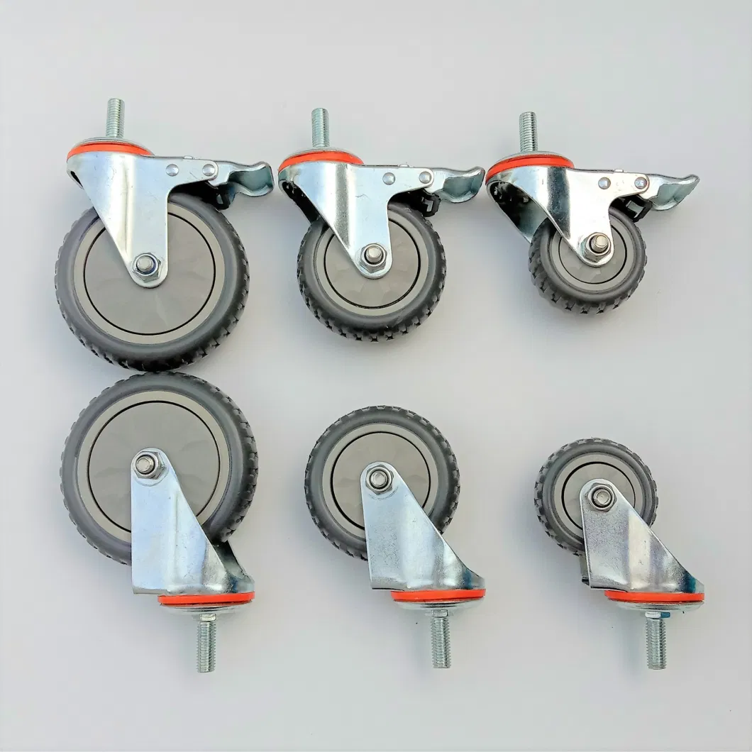 Heavy Duty Trolley Wheels 75mm Diameter Furniture Caster